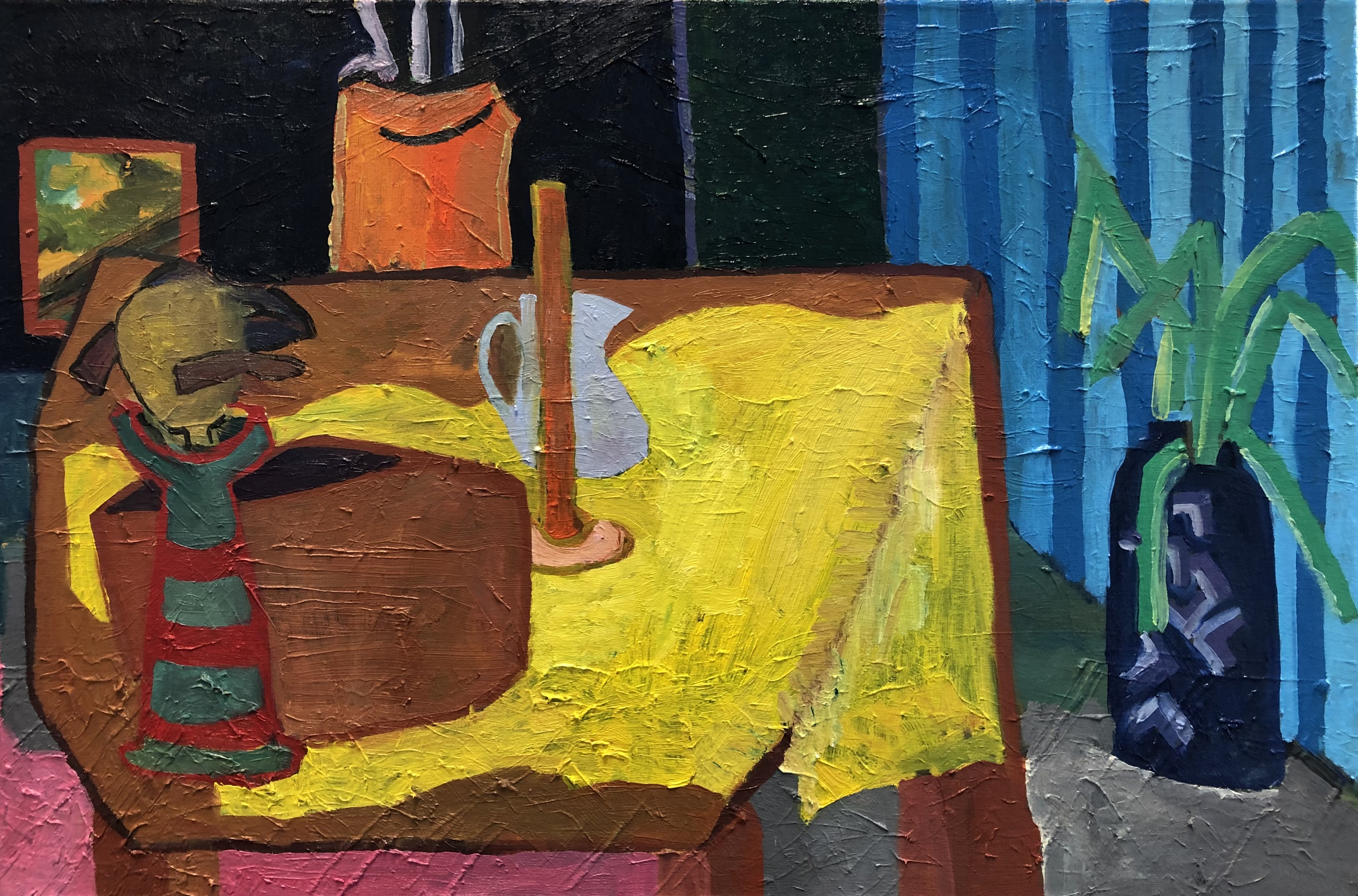 September 85cm x 56cm Öl auf Leinwand 2022