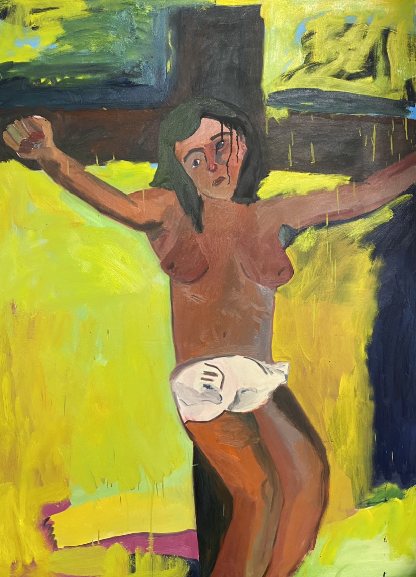 Die Kreuzigung 120cm x 170cm Öl auf Leinwand 2022
