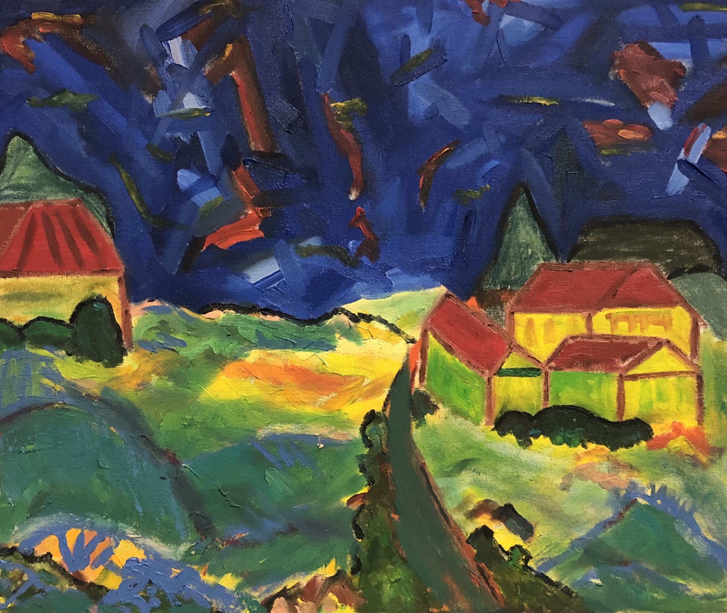 Tavanelle 63cm x 42cm Öl auf Leinwand 2021