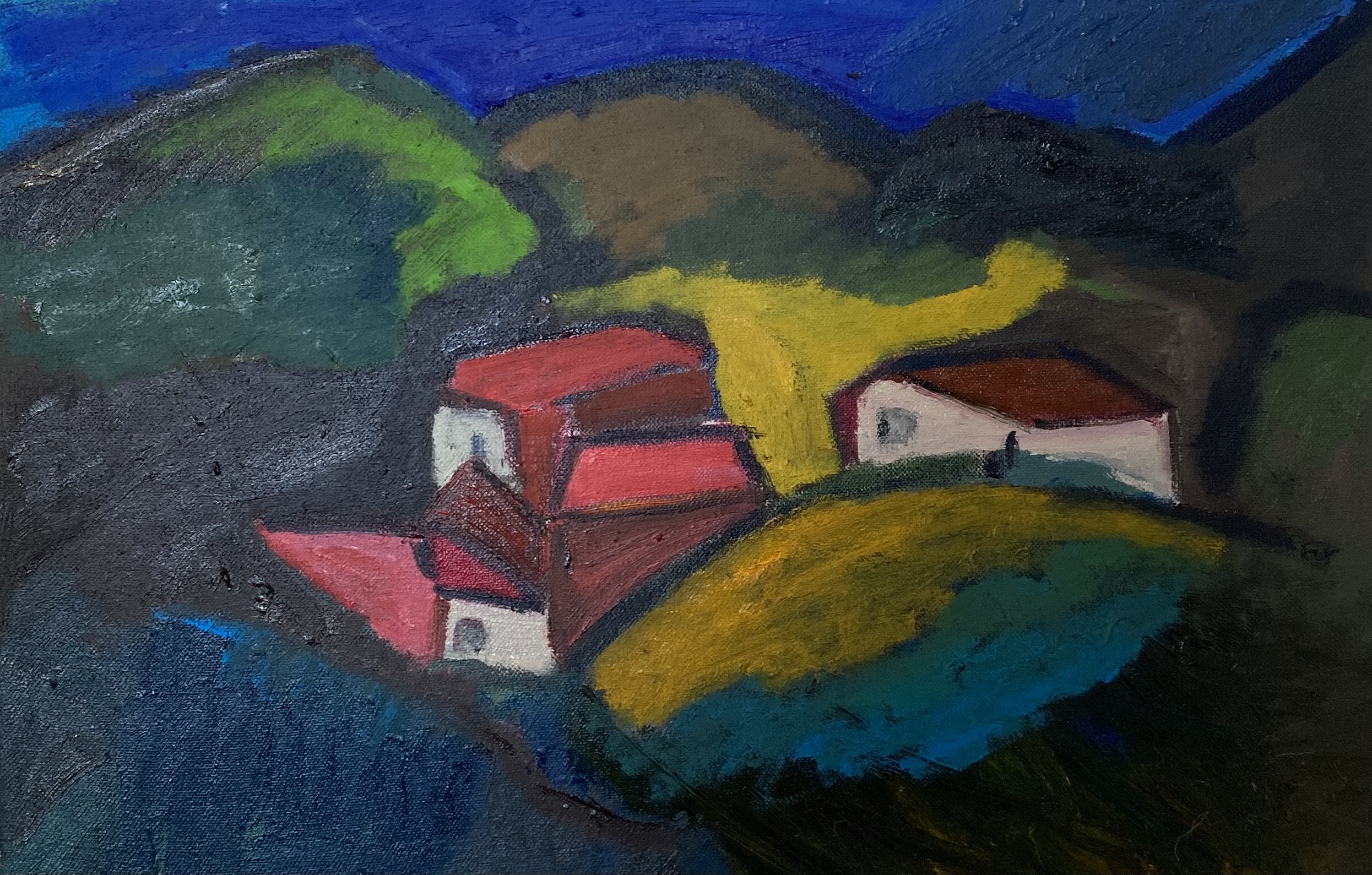 Das Dorf meiner Großeltern 27cm x 20cm 2024
