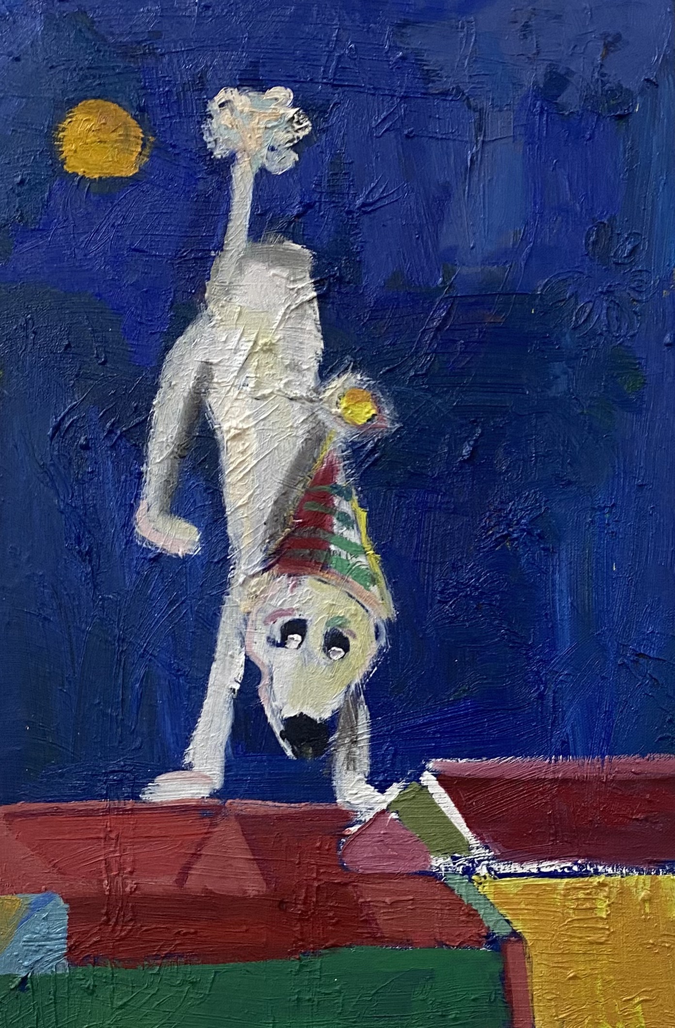 rechnest du mit mir? 40cm x 60cm Öl auf Leinwand 2025